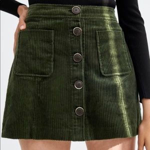 Soft Pink Corduroy skirt